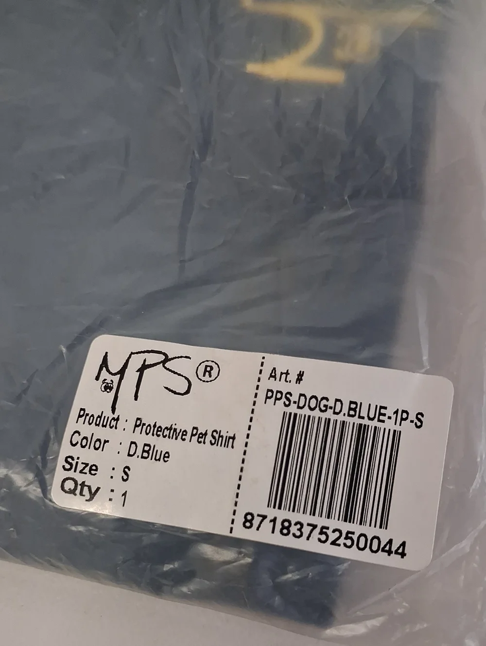 NWT Medical Pet Shirts Dark Blue Small+ Dog Protection after Surgery